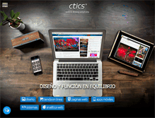 Tablet Screenshot of ctics.mx